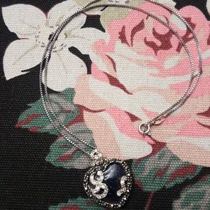 Glittery Heart Necklace